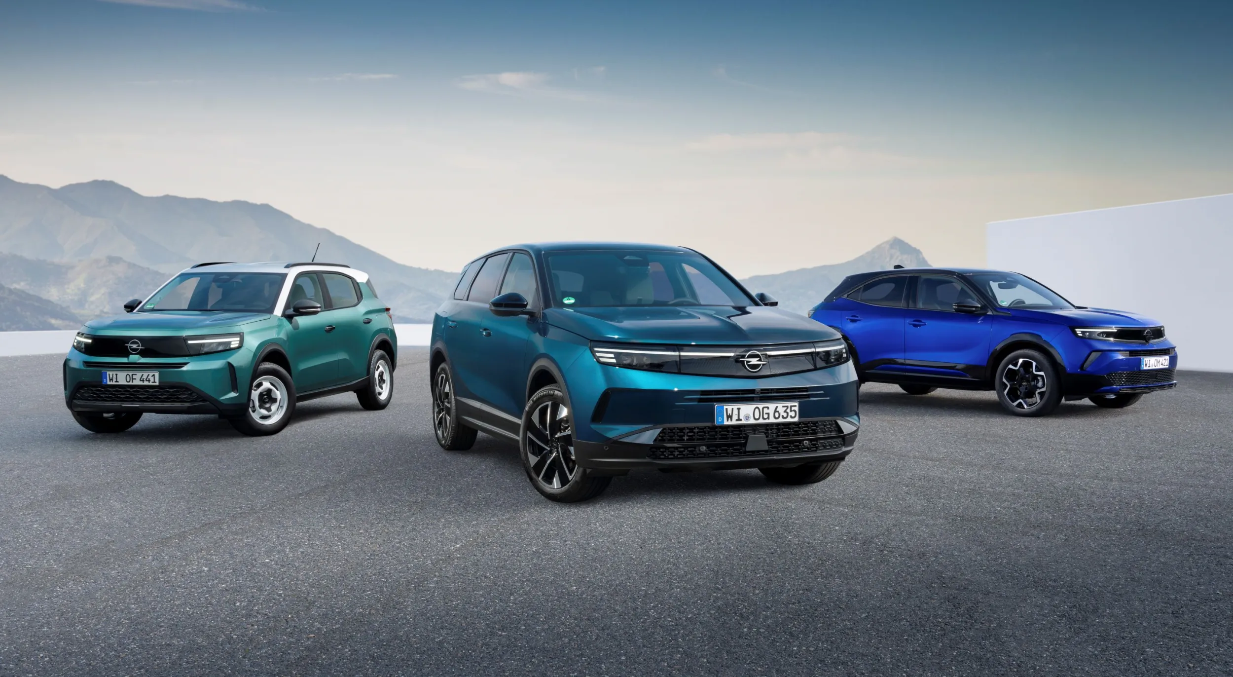 Opel Grandland, Frontera and Mokka