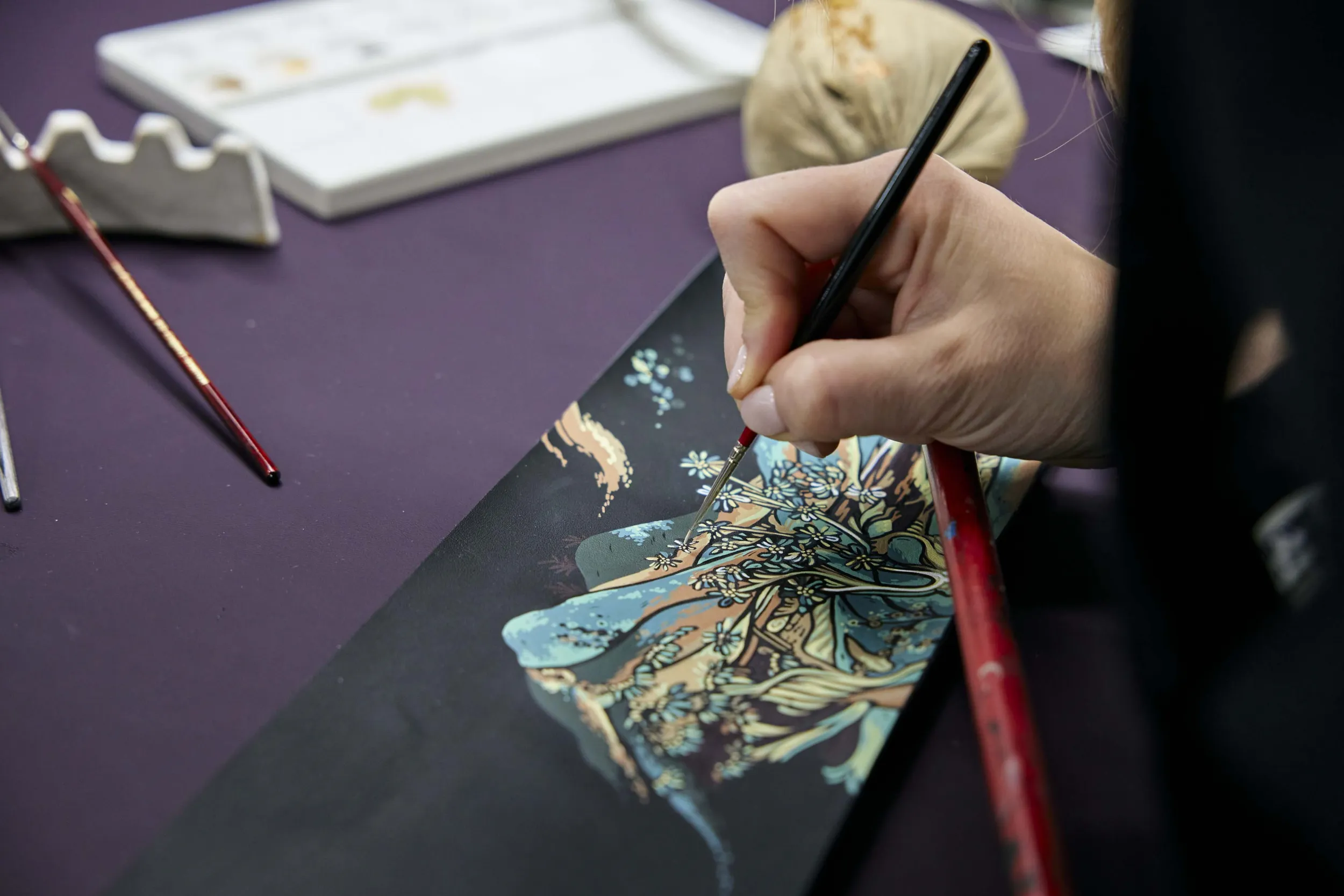 Rolls-Royce with Chinese Mural Art