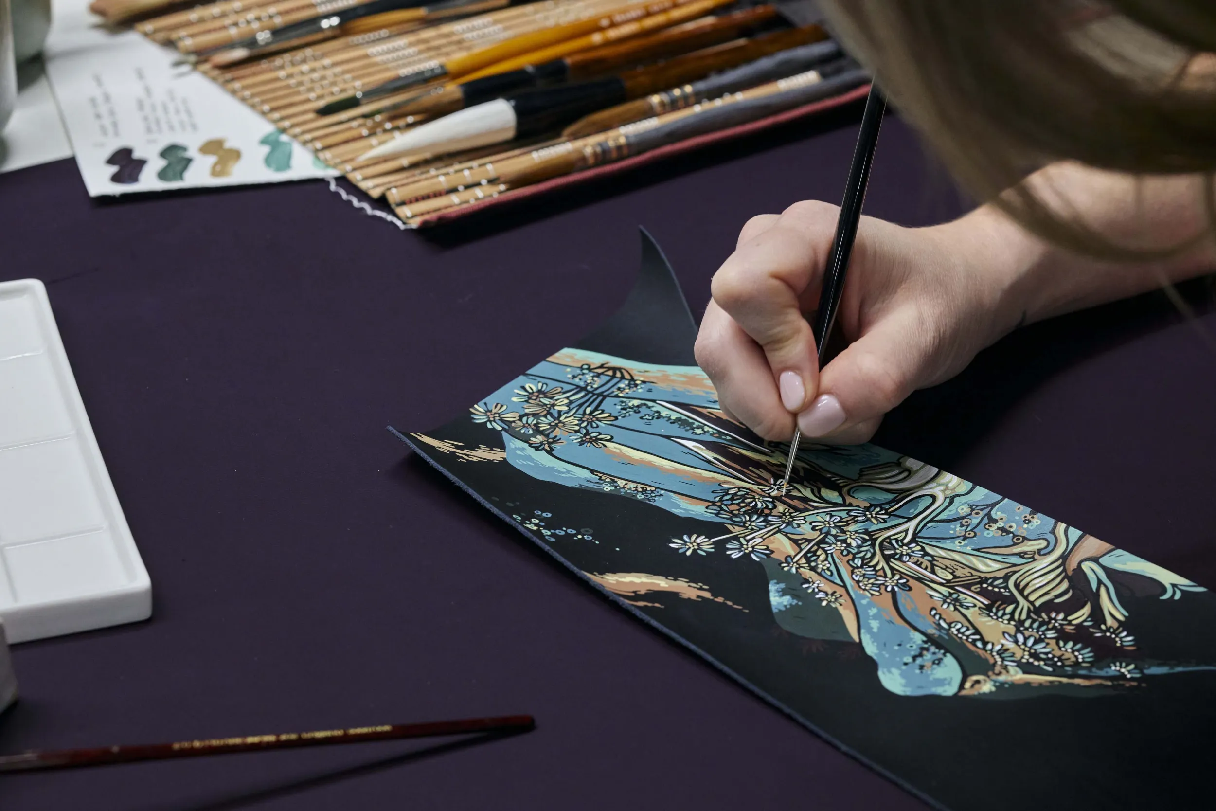 Rolls-Royce with Chinese Mural Art