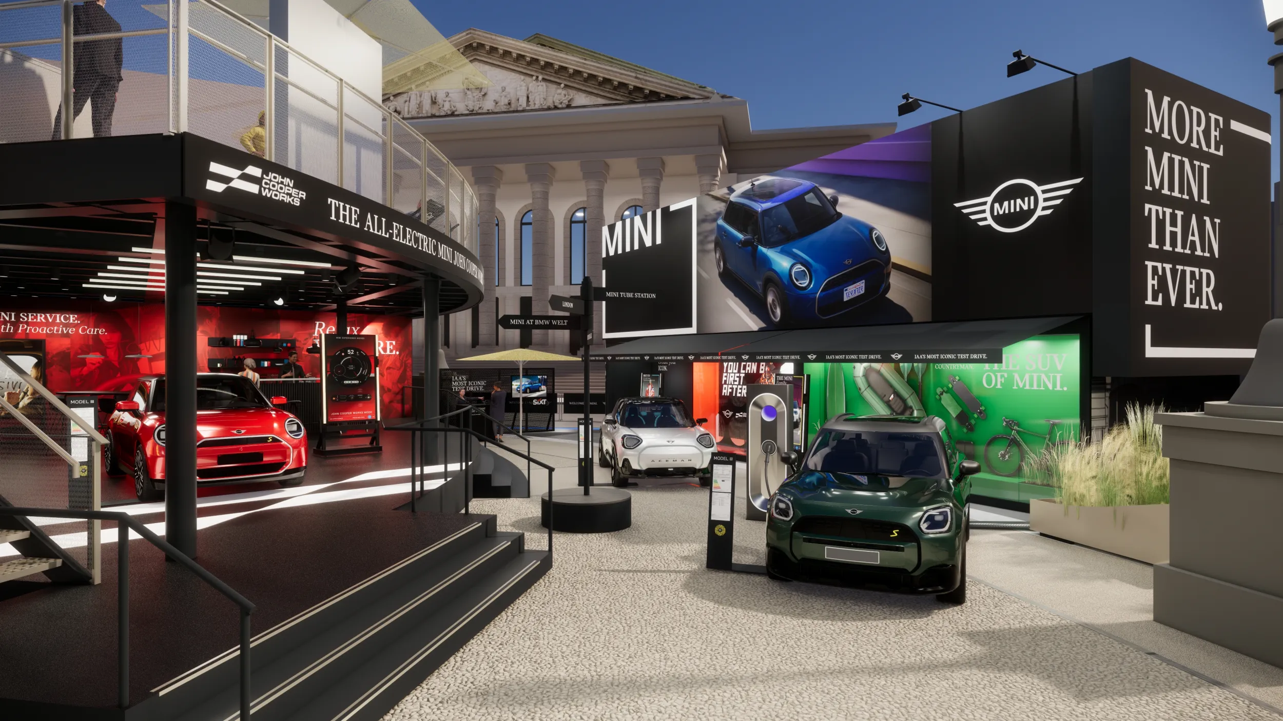 The MINI Open Space at Max-Joseph-Platz at the IAA Mobility 2025 in Munich