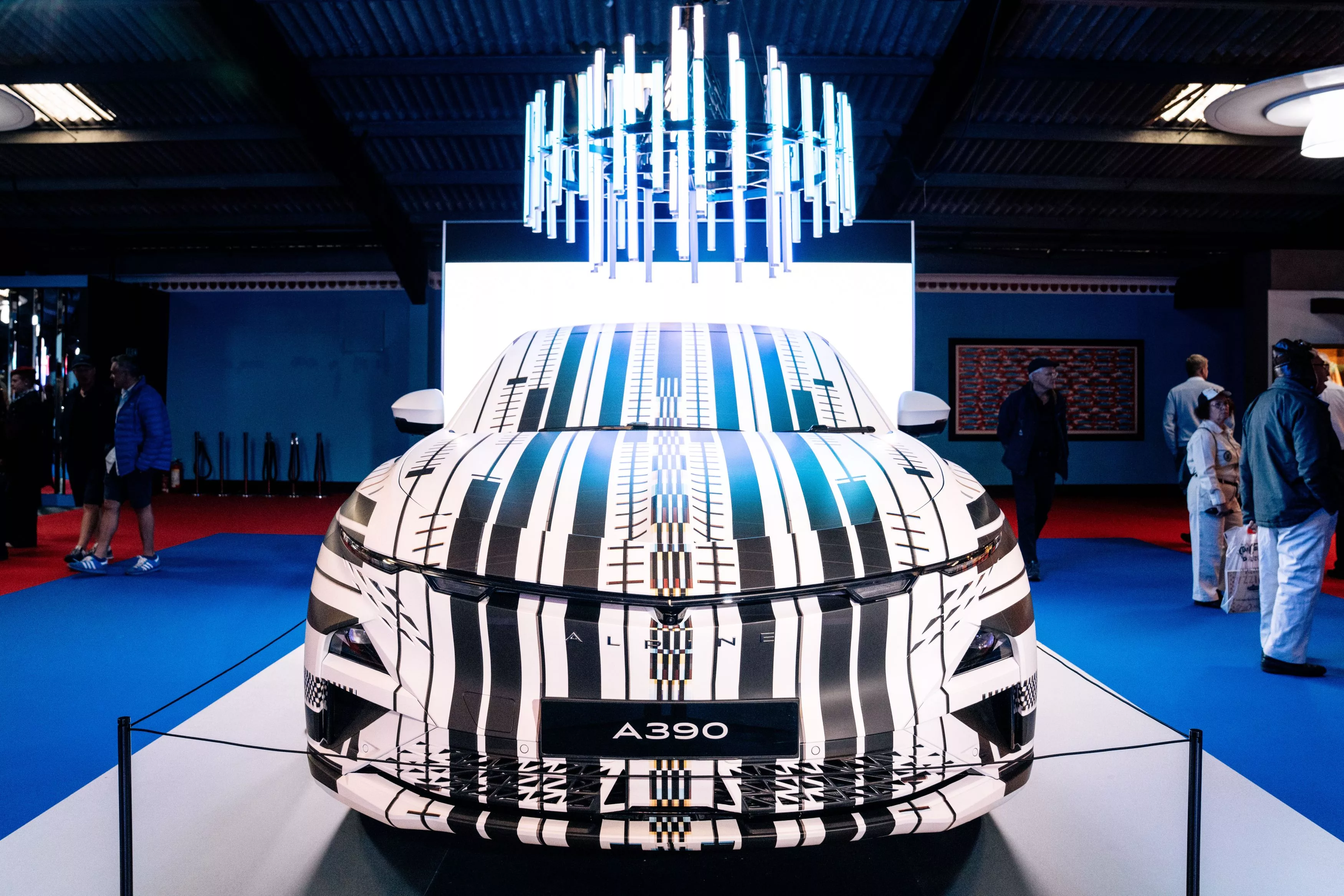 Alpine A390 ‘Array’ art car by Trevor Jackson
