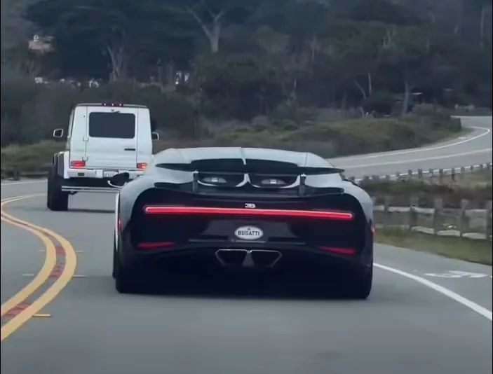 Bugatti broken taillight