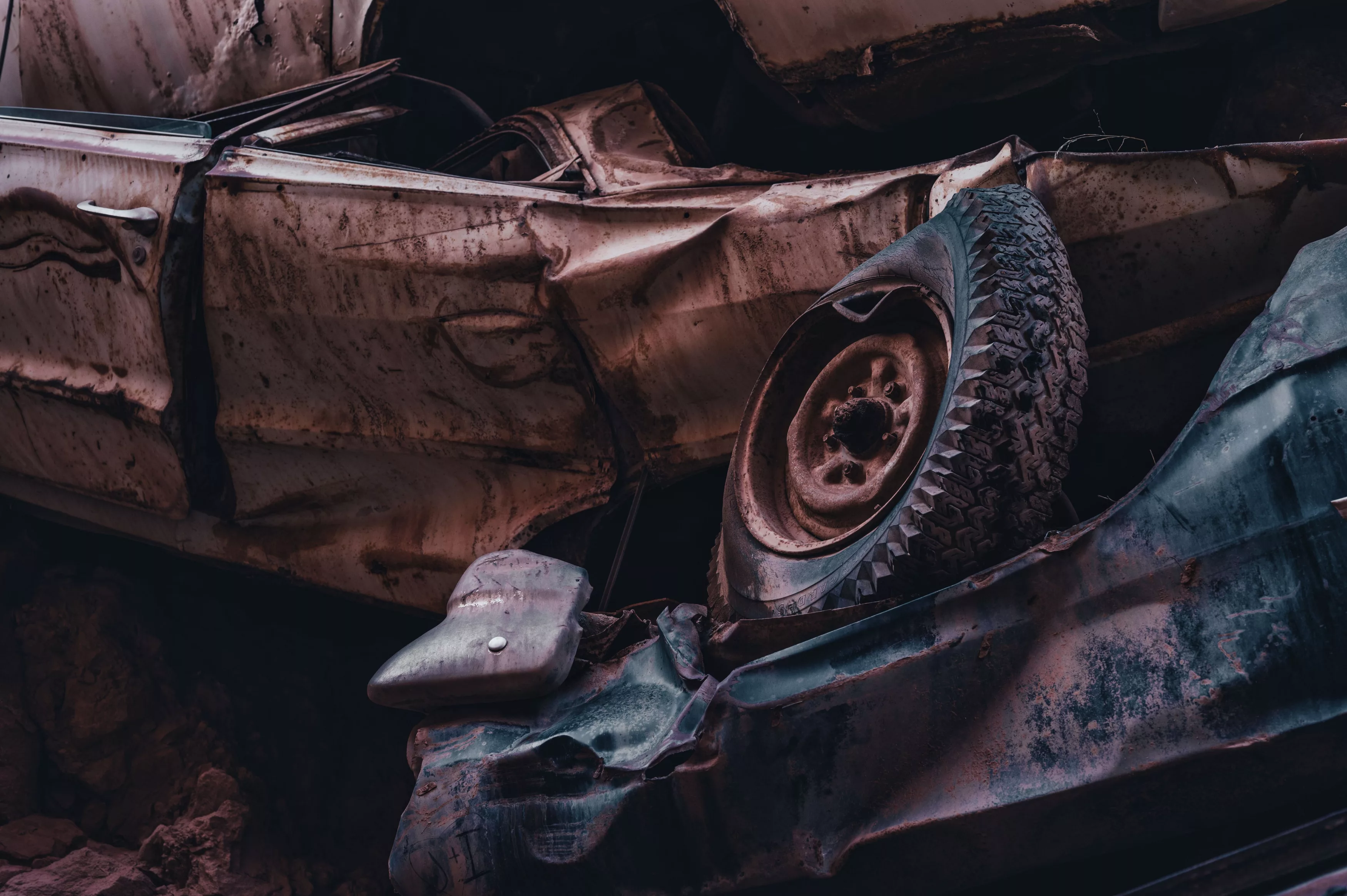 Rusty car