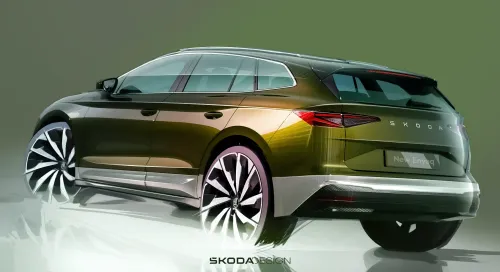 auto.pub Exterior sketches of the new Škoda Enyaq family 17.12.24