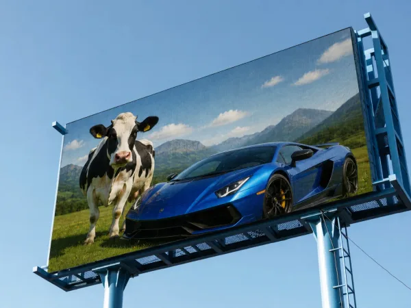 Cow and supercar