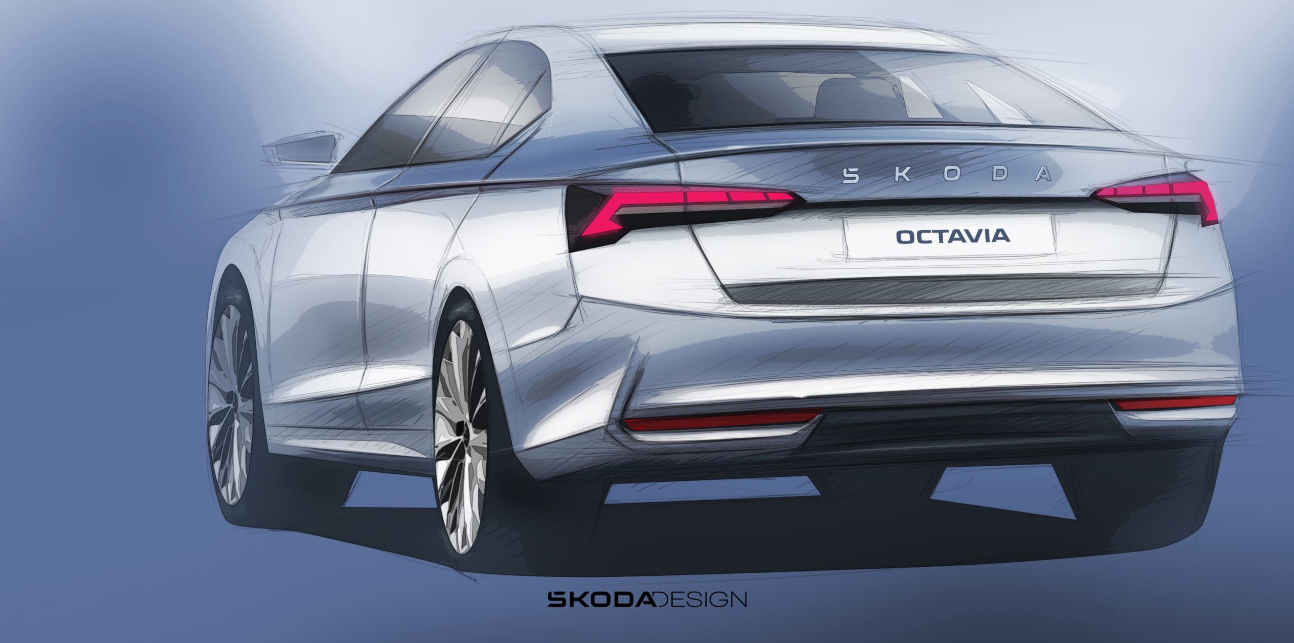 Škoda Auto Unveils Updated Octavia Sketches: A Fresh Look with Enhanced Features – auto.pub