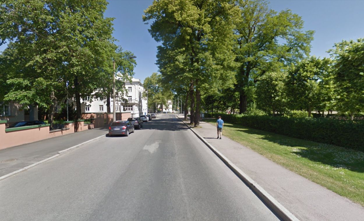 .J. Poska tänav, Tallinn (Foto: Google maps)